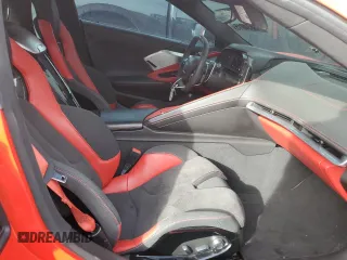 2021 Chevrolet Corvette 3LT with VIN 1G1YC2D42M5105403, listed as a Copart auction lot 43634015 with 25,635 mi miles and Salvage Title. Bid and sale history available at carsss.com. Image 10.