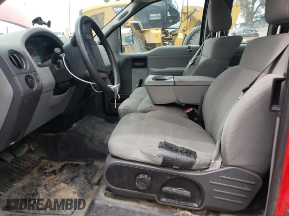 2008 Ford F-150 STX with VIN 1FTRX12W38FA65220, listed as a Copart auction lot 59760725 with 147,469 mi miles and Salvage title. Bid and sale history available at DreamBid. Image 7.