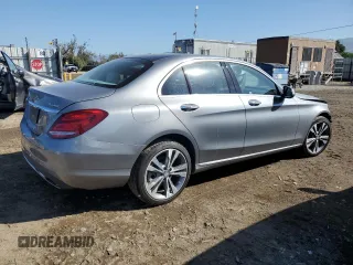2015 Mercedes-Benz C 300 Luxury with VIN 55SWF4KBXFU095304, listed as a Copart auction lot 54377765 with 43,233 mi miles and Salvage Title. Bid and sale history available at DreamBid. Image 3.