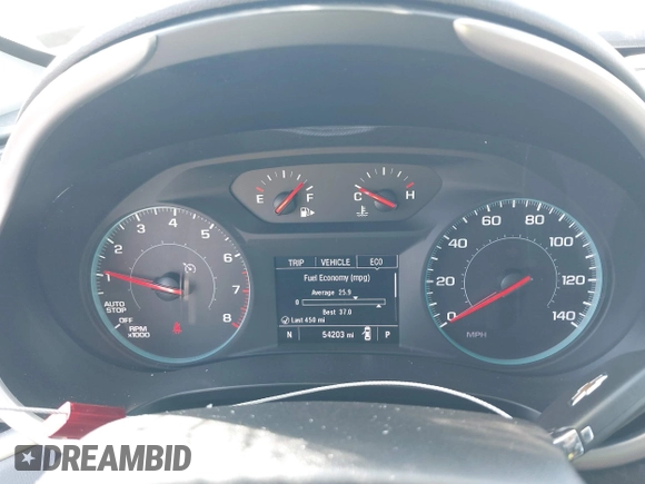 2022 Chevrolet Malibu LT with VIN 1G1ZD5ST4NF174358, listed as a IAAI auction lot 42160251 with 54,203 mi miles and . Bid and sale history available at DreamBid. Image 7.