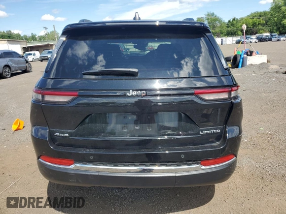 2023 Jeep Grand Cherokee Limited z VIN 1C4RJHBG0PC621468, wystawiony jako Copart lot #64224565 z przebiegiem 33 022 mil mil oraz Szkoda całkowita • Salvage title. Historia ofert i sprzedaży dostępna na DreamBid. Obrazek 6.