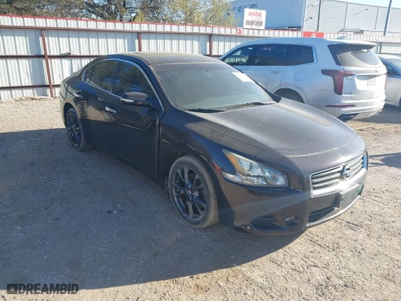 2014 Nissan Maxima 3.5 SV with VIN 1N4AA5AP8EC459931, listed as a IAAI auction lot 41780765 with 155,625 mi miles. Bid and sale history available at carsss.com. Image 1.