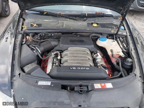2008 Audi A6 with VIN WAUDH74F48N129288, listed as a IAAI auction lot 41960697 with 196,713 mi miles. Bid and sale history available at carsss.com. Image 10.