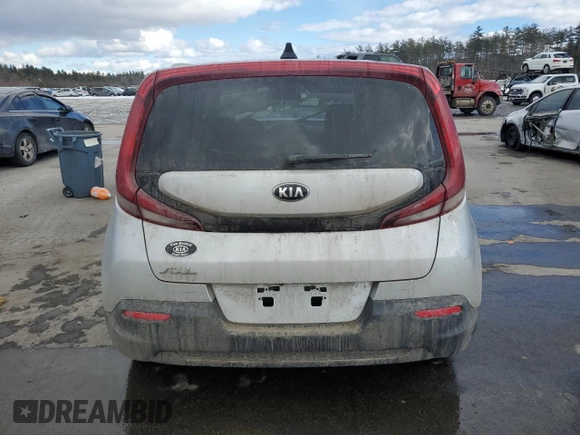 2020 Kia Soul LX with VIN KNDJ23AU2L7101795, listed as a Copart auction lot 46252875 with 0 mi miles and Salvage Title. Bid and sale history available at carsss.com. Image 6.