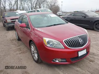 2014 Buick Verano Leather Group with VIN 1G4PS5SK6E4121597, listed as a IAAI auction lot 41904850 with 116,905 mi miles. Bid and sale history available at carsss.com. Image 1.