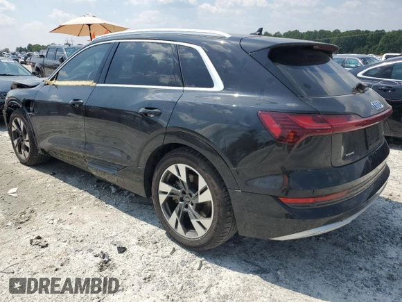 2022 Audi e-tron Premium Plus with VIN WA1LAAGE0NB028405, listed as a Copart auction lot 56482773 with 16,036 mi miles. Bid and sale history available at carsss.com. Image 2.