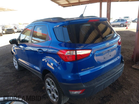 2021 Ford EcoSport SE with VIN MAJ3S2GE4MC445646, listed as a IAAI auction lot 41841253 with 38,644 mi miles and . Bid and sale history available at carsss.com. Image 3.