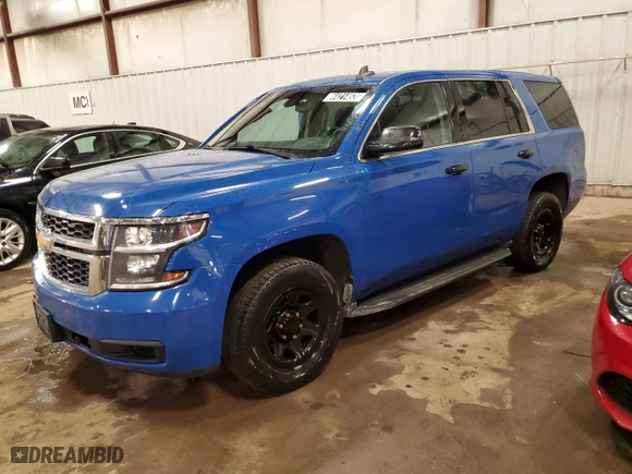 2017 Chevrolet Tahoe Commercial with VIN 1GNSKDEC4HR349304, listed as a Copart auction lot 44214535 with 125,498 mi miles and Clean Title. Bid and sale history available at carsss.com. Image 1.