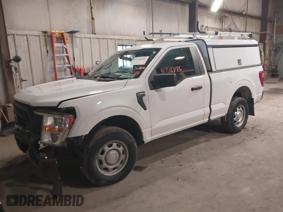 2021 Ford F-150 XL with VIN 1FTMF1EB1MKF01246, listed as a IAAI auction lot 41736886 with 44,558 mi miles and . Bid and sale history available at DreamBid. Image 17.