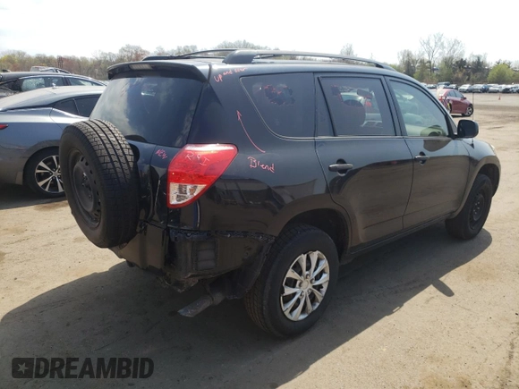 2008 Toyota RAV4 with VIN JTMZD33V285110583, listed as a Copart auction lot 53331855 with 224,226 mi miles and Salvage Title. Bid and sale history available at carsss.com. Image 3.
