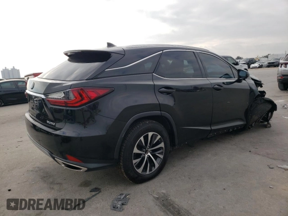 2020 Lexus RX with VIN 2T2AZMAAXLC151541, listed as a Copart auction lot 82601054 with 54,629 mi miles and Salvage Title. Bid and sale history available at carsss.com. Image 3.