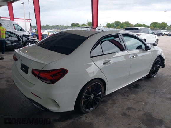 2021 Mercedes-Benz A 220 with VIN W1K3G4EB6MJ264856, listed as a IAAI auction lot 42246751 with 21,121 mi miles and . Bid and sale history available at DreamBid. Image 4.