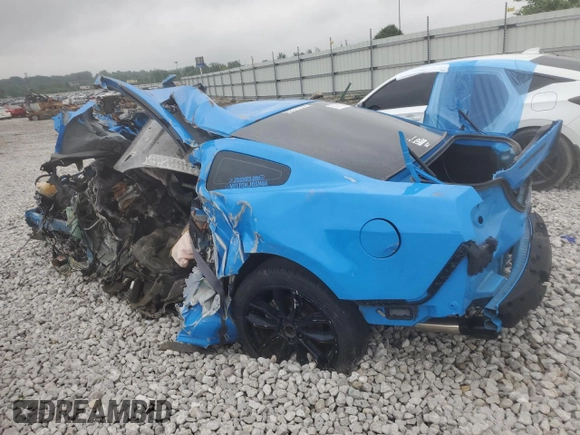 2014 Ford Mustang GT with VIN 1ZVBP8CF7E5214624, listed as a Copart auction lot 59278035 with Not provided miles and Salvage title. Bid and sale history available at DreamBid. Image 2.