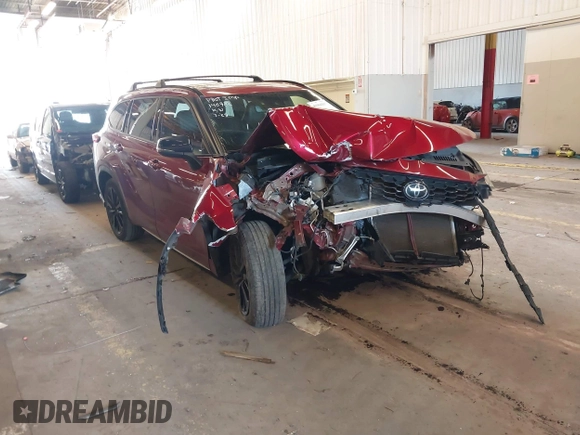2023 Toyota Highlander L z VIN 5TDKDRBH3PS509530, wystawiony jako IAAI lot #41966557 z przebiegiem 35 298 mil mil oraz . Historia ofert i sprzedaży dostępna na DreamBid. Obrazek 1.