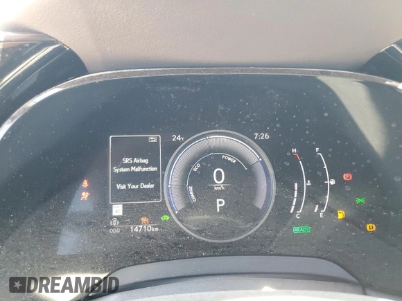 2024 Lexus RX 350h with VIN 2T2BBMCA2RC026628, listed as a Copart auction lot 63908035 with 14,710 mi miles and Clean title. Bid and sale history available at DreamBid. Image 9.