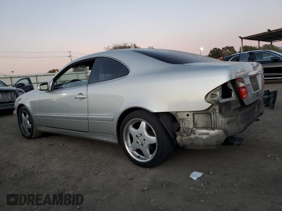 2000 Mercedes-Benz CLK 320/430 with VIN WDBLJ65G3YF140232, listed as a Copart auction lot 85530444 with Not Provided miles and Salvage Title. Bid and sale history available at DreamBid. Image 2.