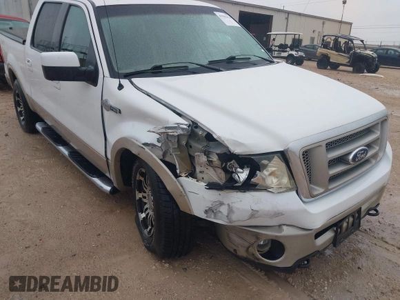 2007 Ford F-150 XLT with VIN 1FTPW14V57KC83518, listed as a IAAI auction lot 41962024 with 250,816 mi miles. Bid and sale history available at carsss.com. Image 6.