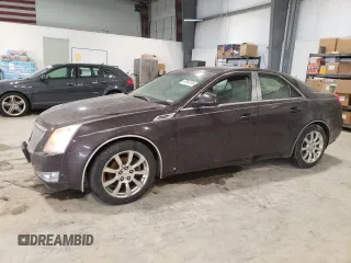 2008 Cadillac CTS RWD w/1SB with VIN 1G6DV57VX80148432, listed as a Copart auction lot 47854195 with 201,697 mi miles and Salvage Title. Bid and sale history available at carsss.com. Image 1.