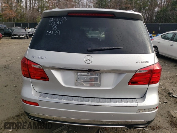 2015 Mercedes-Benz GL-Class GL 450 with VIN 4JGDF6EEXFA453175, listed as a Copart auction lot 79172653 with 0 mi miles. Bid and sale history available at carsss.com. Image 6.