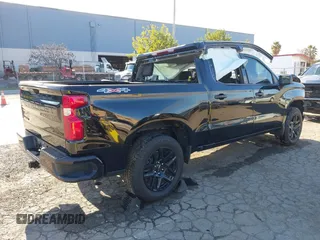 2024 Chevrolet Silverado 1500 Custom with VIN 3GCPDBEK6RG220065, listed as a IAAI auction lot 41616071 with Not Provided miles and . Bid and sale history available at DreamBid. Image 4.