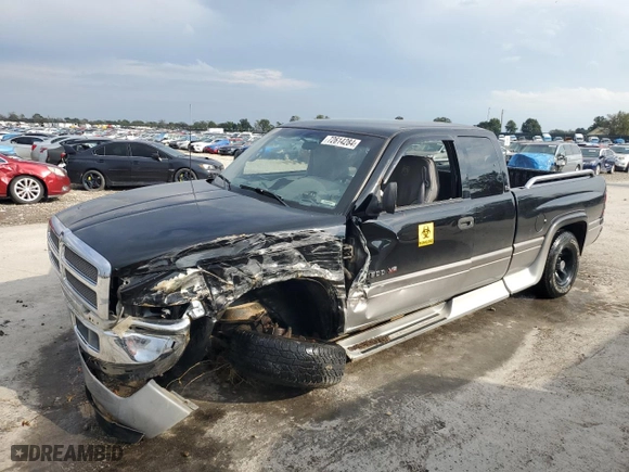 1998 Dodge Ram 1500 with VIN 3B7HC12Z1WG110667, listed as a Copart auction lot 72614284 with 43,775 mi miles and Salvage Title. Bid and sale history available at carsss.com. Image 1.