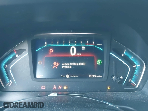 2022 Honda Odyssey Touring with VIN 5FNRL6H88NB026592, listed as a IAAI auction lot 42367048 with 57,066 mi miles and . Bid and sale history available at DreamBid. Image 15.