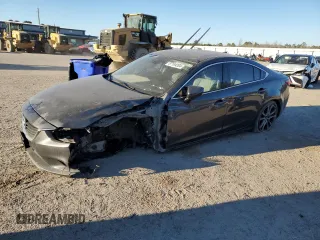 2014 Mazda 6 i Grand Touring with VIN JM1GJ1W67E1133448, listed as a Copart auction lot 87104204 with Not Provided miles and Salvage Title. Bid and sale history available at carsss.com. Image 1.