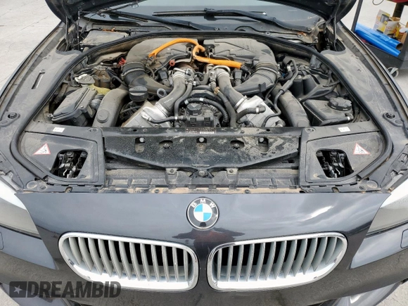 2012 BMW 5 Series 550i with VIN WBAFR9C53CDV59449, listed as a Copart auction lot 53901455 with 130,518 mi miles and Clean Title. Bid and sale history available at carsss.com. Image 11.