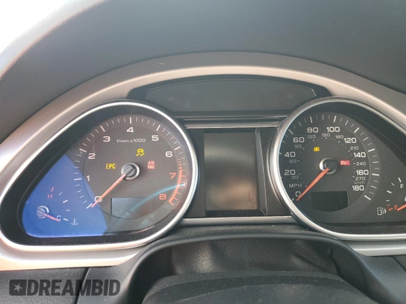 2015 Audi Q7 Premium Plus with VIN WA1LGAFE9FD002987, listed as a Copart auction lot 82804814 with Not Provided miles and Salvage Title. Bid and sale history available at DreamBid. Image 9.