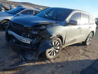 2016 Acura MDX w/Tech with VIN 5FRYD4H47GB002635, listed as a IAAI auction lot 41692401 with 1 mi miles. Bid and sale history available at carsss.com. Image 2.