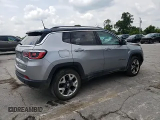2018 Jeep Compass Limited z VIN 3C4NJDCB7JT437022, wystawiony jako Copart lot #64657164 z przebiegiem 75 256 mil mil oraz Szkoda całkowita • Salvage title. Historia ofert i sprzedaży dostępna na DreamBid. Obrazek 3.
