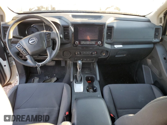 2022 Nissan Frontier S with VIN 1N6ED1CL1NN651831, listed as a Copart auction lot 56351385 with 58,468 mi miles and Salvage title. Bid and sale history available at DreamBid. Image 8.