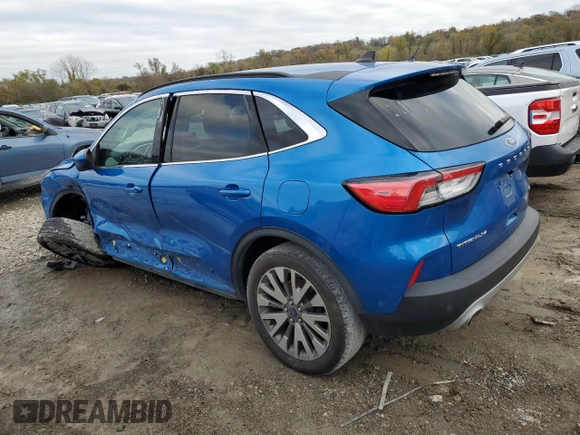 2021 Ford Escape Titanium Hybrid z VIN 1FMCU9DZ2MUA52982, wystawiony jako Copart lot #79444904 z przebiegiem 104 578 mil mil oraz Czysty tytuł • Clean title. Historia ofert i sprzedaży dostępna na DreamBid. Obrazek 2.