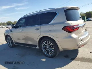2021 Infiniti QX80 SENSORY with VIN JN8AZ2BE0M9268602, listed as a Copart auction lot 71947824 with 46,269 mi miles and Salvage Title. Bid and sale history available at carsss.com. Image 2.