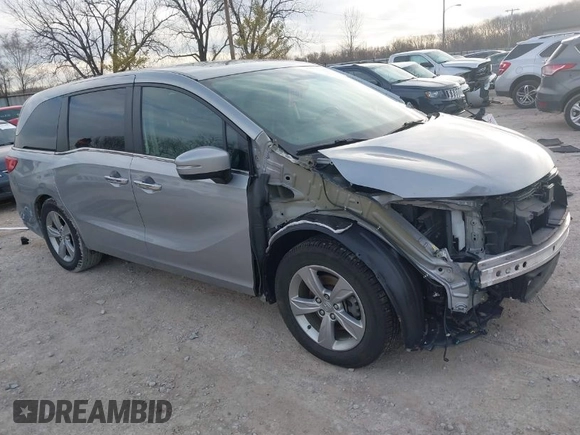 2018 Honda Odyssey EX-L z VIN 5FNRL6H72JB045639, wystawiony jako IAAI lot #41821993 z przebiegiem 60 737 mil mil oraz . Historia ofert i sprzedaży dostępna na DreamBid. Obrazek 1.