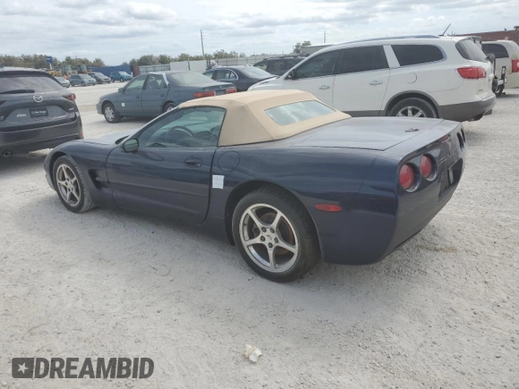 2001 Chevrolet Corvette with VIN 1G1YY32G415113549, listed as a Copart auction lot 76927164 with 0 mi miles and Salvage Title. Bid and sale history available at carsss.com. Image 2.