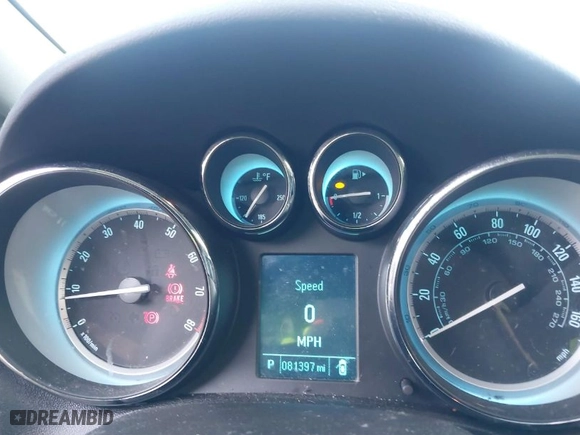 2014 Buick Verano with VIN 1G4PP5SK1E4109813, listed as a IAAI auction lot 41570595 with 81,397 mi miles. Bid and sale history available at carsss.com. Image 7.