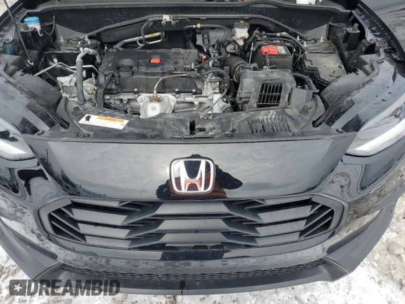 2024 Honda HR-V Sport with VIN 3CZRZ2H59RM758786, listed as a Copart auction lot 45756845 with 21,430 mi miles and Salvage Title. Bid and sale history available at carsss.com. Image 12.