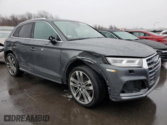 2018 Audi SQ5 Premium Plus with VIN WA1A4AFY1J2006305, listed as a Copart auction lot 37823484 with 98,000 mi miles and . Bid and sale history available at DreamBid. Image 4.