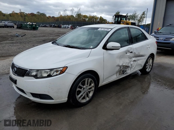 2012 Kia Forte EX with VIN KNAFU4A2XC5556844, listed as a Copart auction lot 75710734 with 108,189 mi miles and Salvage Title. Bid and sale history available at carsss.com. Image 1.
