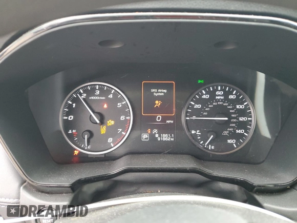2020 Subaru Outback with VIN 4S4BTAAC8L3113417, listed as a Copart auction lot 48782935 with 91,862 mi miles and Salvage Title. Bid and sale history available at DreamBid. Image 9.