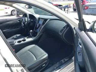 2016 Infiniti Q50 2.0t Premium with VIN JN1CV7AR9GM253439, listed as a IAAI auction lot 39334740 with 90,101 mi miles. Bid and sale history available at carsss.com. Image 5.