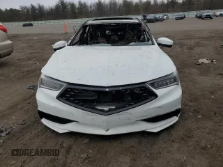2018 Acura TLX w/Technology Pkg with VIN 19UUB2F53JA001408, listed as a Copart auction lot 46942215 with 0 mi miles and Salvage Title. Bid and sale history available at carsss.com. Image 5.
