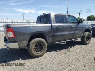 2019 Ram 1500 Big Horn z VIN 1C6RREFT7KN650890, wystawiony jako Copart lot #57596005 z przebiegiem 75 711 mil mil oraz Szkoda całkowita • Salvage title. Historia ofert i sprzedaży dostępna na DreamBid. Obrazek 3.