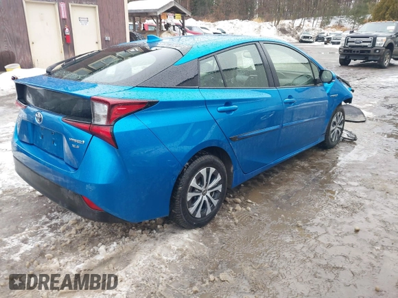 2019 Toyota Prius LE with VIN JTDL9RFU8K3011010, listed as a IAAI auction lot 41677863 with 42,781 mi miles and . Bid and sale history available at DreamBid. Image 4.