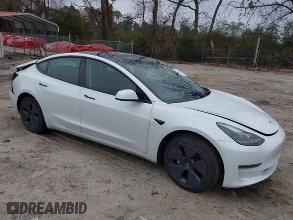 2023 Tesla Model 3 Long Range with VIN 5YJ3E1EB9PF393622, listed as a IAAI auction lot 41207132 with 14,097 mi miles and . Bid and sale history available at DreamBid. Image 1.
