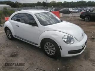 2015 Volkswagen Beetle Fleet Edition with VIN 3VWF17AT5FM605398, listed as a IAAI auction lot 42695060 with 116,199 mi miles and . Bid and sale history available at DreamBid. Image 1.