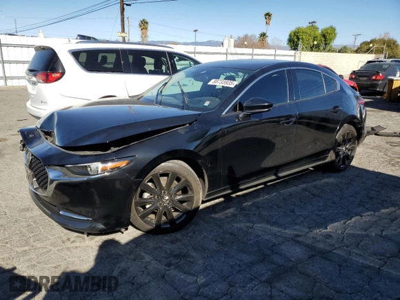 2022 Mazda 3 2.5 Turbo with VIN JM1BPBAY7N1508469, listed as a Copart auction lot 88733935 with 30,247 mi miles and Salvage Title. Bid and sale history available at DreamBid. Image 1.