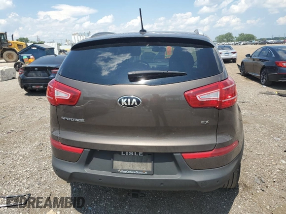 2013 Kia Sportage EX с VIN KNDPCCA27D7531426, выставлен на аукционе Copart как лот 62378835 с пробегом Не указан миль и Списание • Salvage title. История ставок и продаж доступна на DreamBid. Изображение 6.