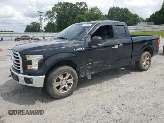 2017 Ford F-150 XL with VIN 1FTEX1EP8HFA43975, listed as a Copart auction lot 58847945 with 136,569 mi miles and Salvage title. Bid and sale history available at DreamBid. Image 1.